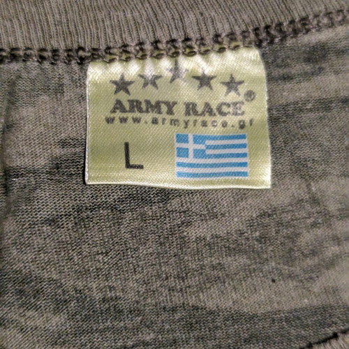 Military t-shirts used, pack of 12, size Large, Army race