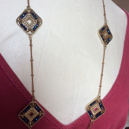 Fo Bijou necklace used, length 100 cm