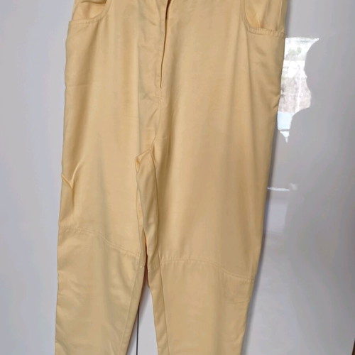 Women's spring pants used, yellow, size L