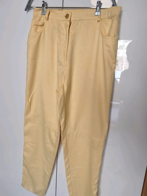 Women's spring pants used, yellow, size L
