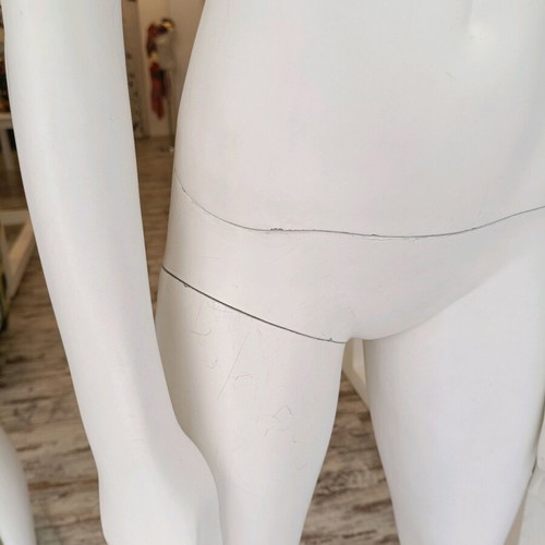 Archon Display Mannequin in Abstract Style, Disassemblable, White, Like New