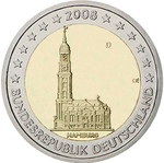 Γερμανία 2 Ευρώ 2008 Ακυκλοφόρητο, Αμβούργο