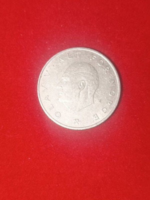 Norwegian Coin 1 Krone used