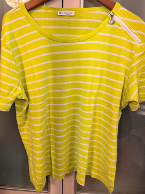Christa Probst Lime Stripe Top like new, UK 20
