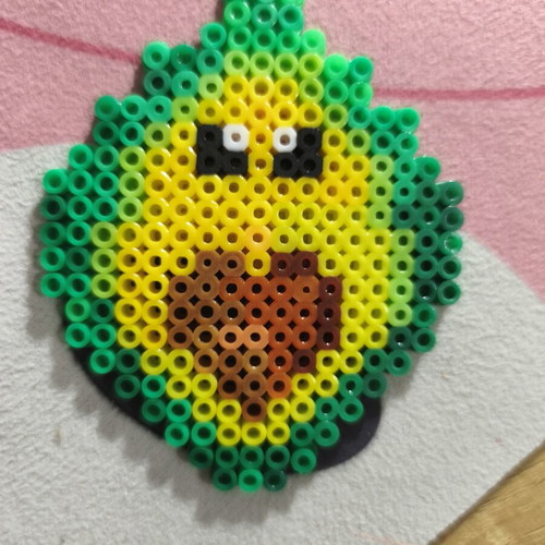 Avocado Coaster made of Iron Beads like new