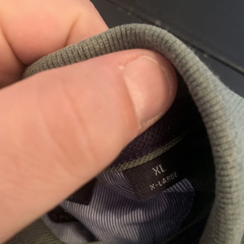 Navy & Green polo XL like new, 2ply custom fit