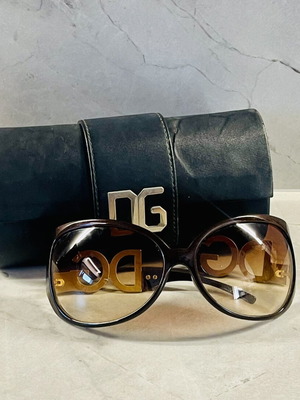 Dolce & Gabbana Vintage Oversized Sunglasses used, brown frame