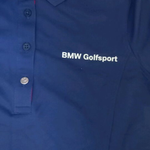 BMW polo shirt new, navy blue, size XS