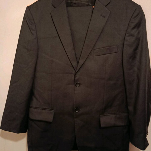 Navy & Green men's suit like new, black and blue, size M