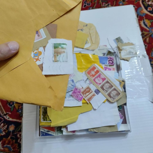 Stamps used from various eras and countries