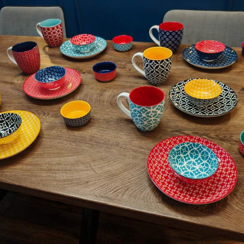 Dowan porcelain set 24 pieces, new