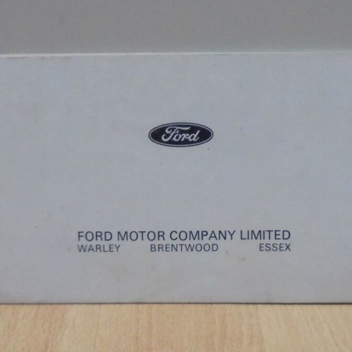 Ford Taunus old promotional brochure - manual used