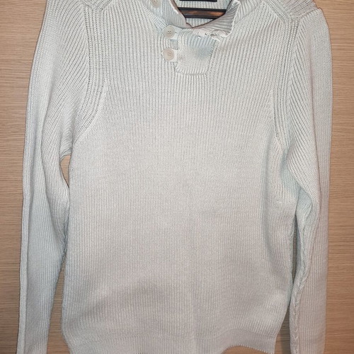 Pullover men's thick white used