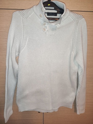 Pullover men's thick white used