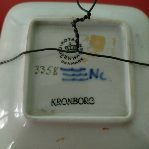 Royal Copenhagen vintage decorative plate with Kronborg Castle like new