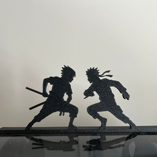 Naruto vs Sasuke decorative table stand new