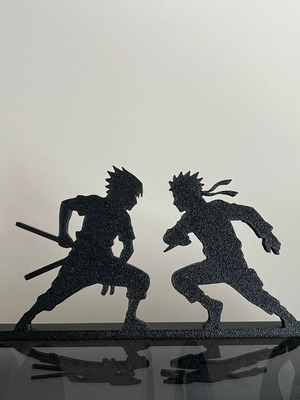 Naruto vs Sasuke decorative table stand new