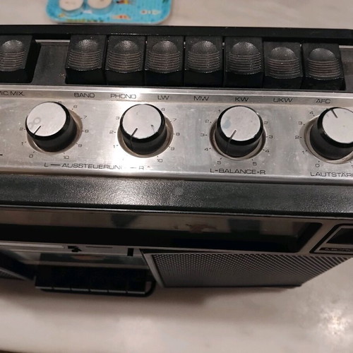 Saba RCR 415 portable stereo radio cassette player used
