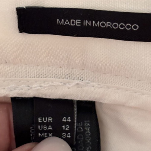 Massimo Dutti white palazzo pants size 44 XL like new