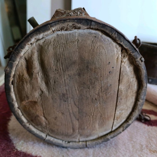 Wooden buklos flask very old from early last century