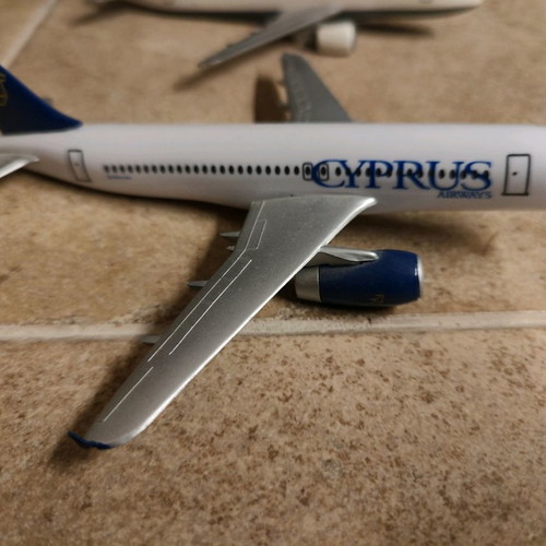 Collectible airplanes new Cyprus, Swissair, KLM
