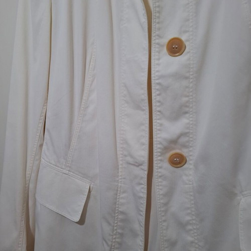 White blazer jacket Donna Karan signature Large used