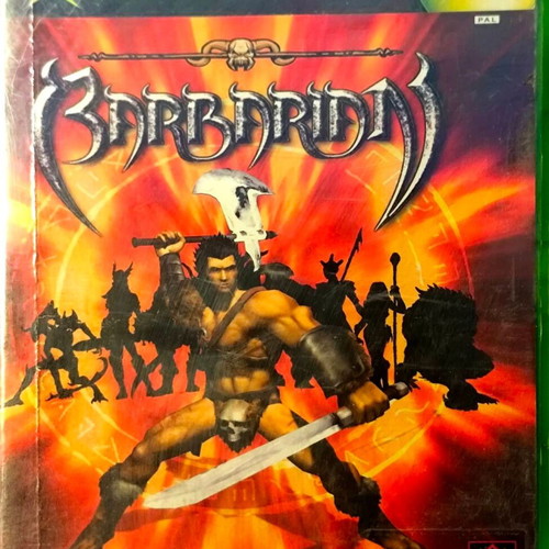 X-BOX Barbarian used, with signs of use