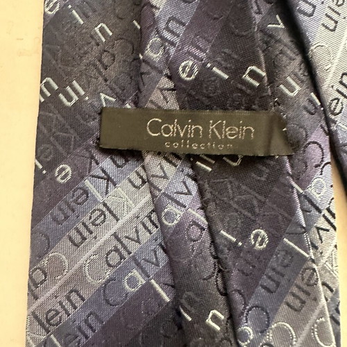 Calvin Klein tie, grey and blue