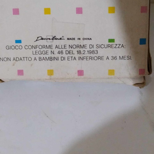 Benetton mini puzzle new, 35 pieces, 1983