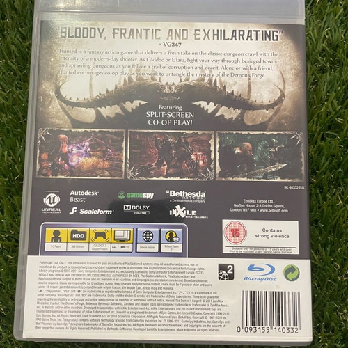 Hunted The Demon’s Forge για PlayStation 3 σαν καινούργιο με manual