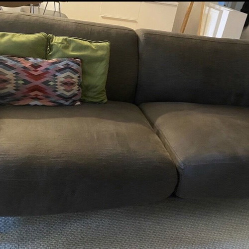 Deloudis Italian three-seater sofa like new 2.5x1 m