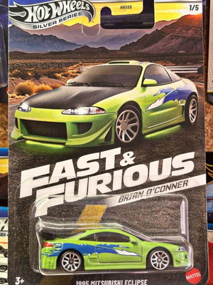 Hot Wheels Brian O'Conner Fast & Furious 1995 Mitsubishi Eclipse