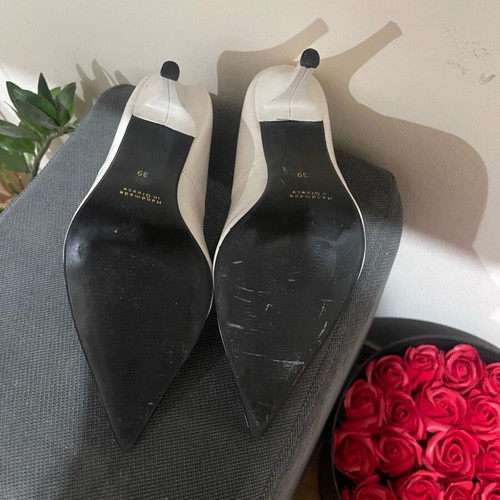 Franchesca Moretti leather pumps new, 11cm heel, size 39
