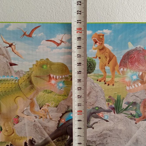Dinosaur toy like new, in original box with minor wear
