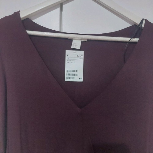 Bordeaux Dress H&M New With Tag Size M