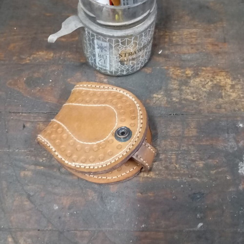 Leather wallets, 2 pieces, brown like new