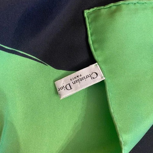 Christian Dior Vintage Silk Scarf by Rene Gruau like new