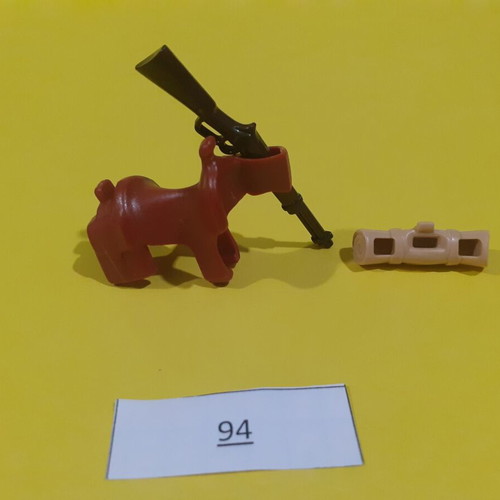 Playmobil saddle, blanket and rifle set #94 new