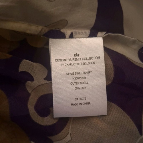 Designers Remix Silk Blouse Like New Multicolor