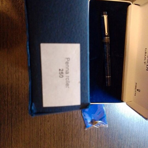 Delta Grimaldi Group collectible pen with 14k gold and 925 silver tip
