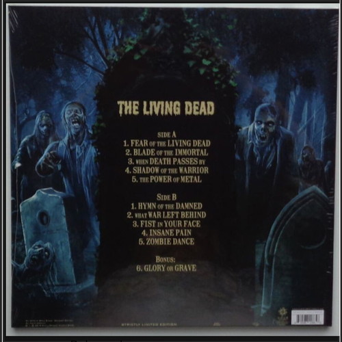 Grave Digger The Living Dead vinyl LP album used, limited edition