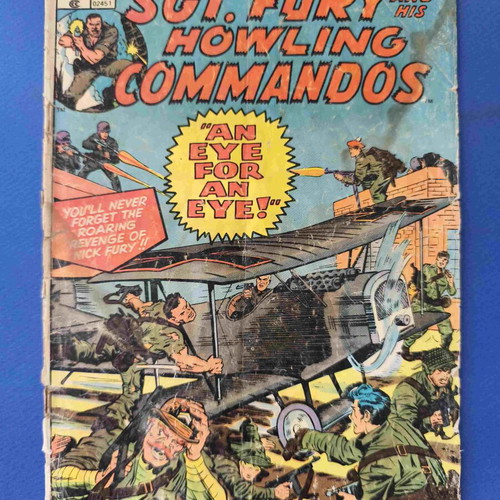Sgt. Fury and His Howling Commandos 121 comic book used, moderate condition