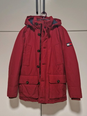 Tommy Hilfiger Hampton Parka σαν καινούργιο, μπορντό, μέγεθος L