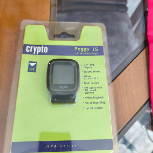 Crypto Peggy 15 Mp4 new, collectible, black