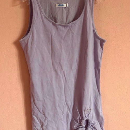 Adidas shirt like new, gray and purple, size M