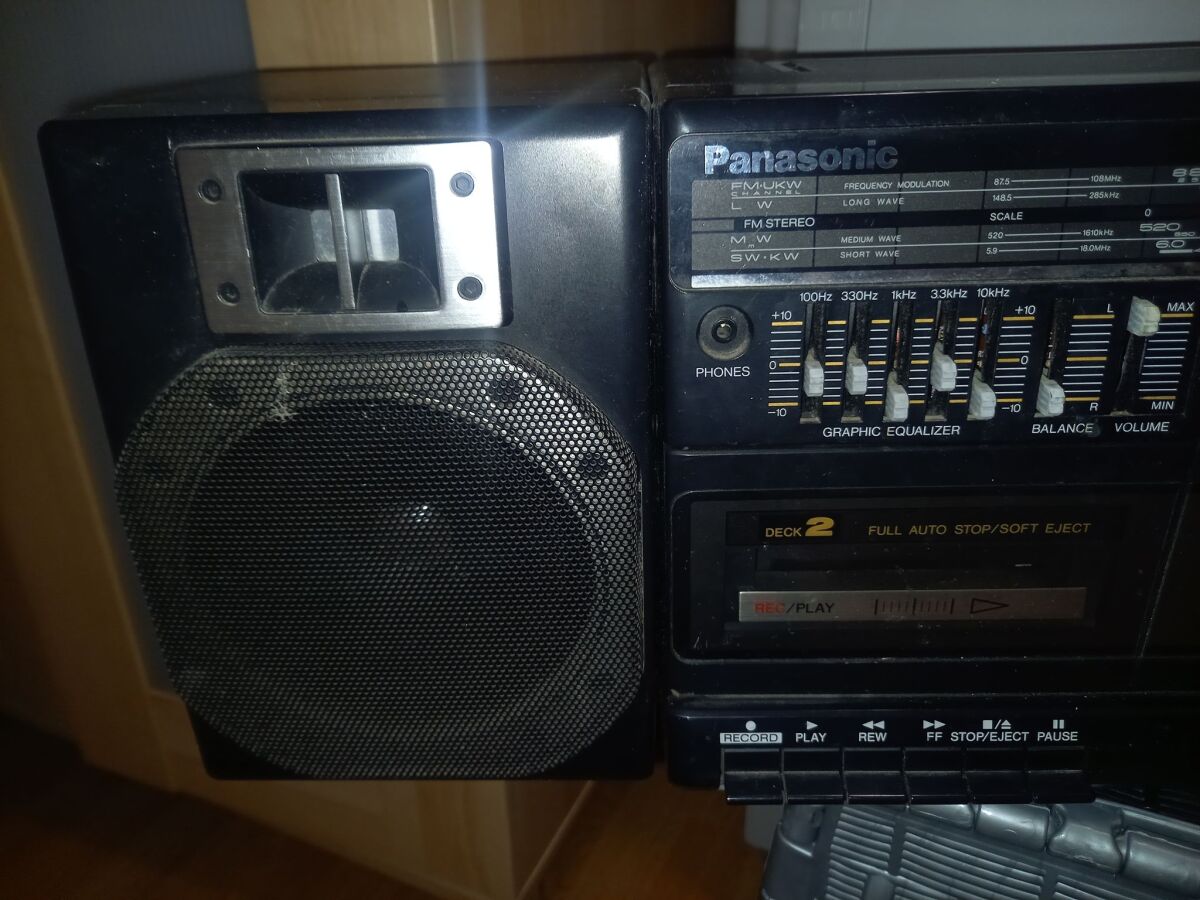 Panasonic RX-CT800ラジカセ Panasonic RX-CT800 double cassette radio… - € 40,00 - Vendora.cy