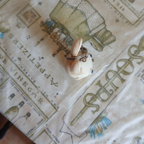 Rabbit Invasion keychain used figure