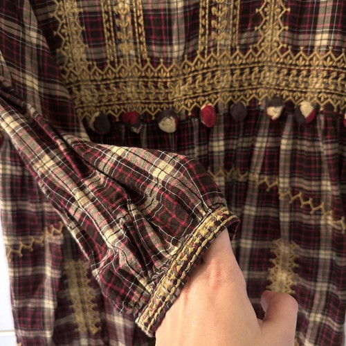 Zara dress size M used, brown boho style