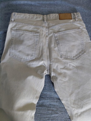 Zara Man τζιν παντελόνι σαν καινούργιο, γκρι και μπεζ