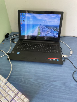 Lenovo laptop i5 with webcam, Windows 10 Pro, 4GB RAM, 223GB SSD used